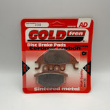 Goldfren AD Bremsbeläge: AD230 ≈ FA377 / VD9026 / FDB2184 / SBS810