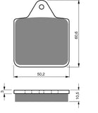 Goldfren AD Bremsbeläge: AD236 ≈ FA273 / FDB2135 / SBS756