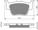 Goldfren AD Bremsbeläge: AD243 ≈ FA373 / VD171 / FDB2182 / SBS813