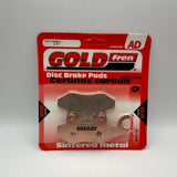 Goldfren AD Bremsbeläge: AD247 ≈ FA214/2 / VD340 / SBS638