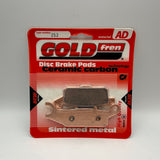Goldfren AD Bremsbeläge: AD252 ≈ FA443 / VD279/2 / FDB2231 / SBS850