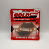 Goldfren AD Bremsbeläge: AD254 ≈ FA395 / VD9023 / FDB2303SG / SBS822