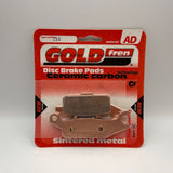 Goldfren AD Bremsbeläge: AD256 ≈ FA446 / VD278 / FDB2232 / SBS851