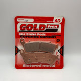 Goldfren AD Bremsbeläge: AD257 ≈ FA388 / VD172 / FDB2196 / SBS192 / SBS828
