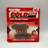 Goldfren AD Bremsbeläge: AD266 ≈ FA418 / / FDB2186 / SBS187 / SBS818