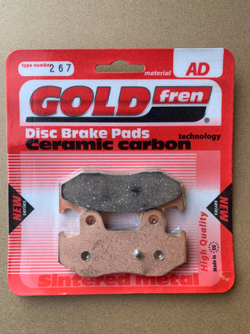 Goldfren AD Bremsbeläge hinten: Suzuki AN400 AN 400 (2001-2006)