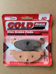 Goldfren AD Bremsbeläge hinten: Yamaha YP400 YP 400 (2004-2011)