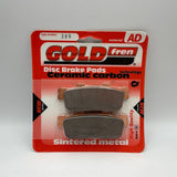 Goldfren AD Bremsbeläge: AD286 ≈ FA427 / VD9005 / FDB2226 / SBS195 / SBS201 / SBS847
