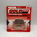 Goldfren AD Bremsbeläge: AD287 ≈ FA415 / FA698 / VD173 / FDB2212 / SBS193