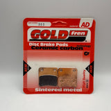 Goldfren AD Bremsbeläge: AD303 ≈ FA257/2