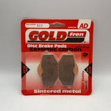 Goldfren AD Bremsbeläge: AD322 ≈ FA136 / VD246 / FDB591 / SBS616