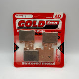 Goldfren AD Bremsbeläge: AD326 ≈ FA423/4 / FA283 / VD353 / FDB2085 / SBS146 / SBS740