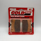 Goldfren AD Bremsbeläge: AD331 ≈ FA627 / FDB2291 / SBS215 / SBS893