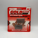 Goldfren AD Bremsbeläge: AD357 ≈ FA655 / VD186/2 / FDB2296 / SBS222