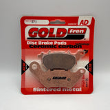 Goldfren AD Bremsbeläge: AD370 ≈ FA662 / VD290 / FDB2283 / SBS932