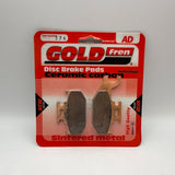 Goldfren AD Bremsbeläge: AD374 ≈ FA414 / FDB2803SG / SBS836