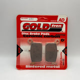 Goldfren AD Bremsbeläge: AD402 ≈ FA697