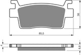 Goldfren AD Bremsbeläge: AD411 ≈ FA739