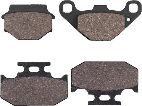 Bremsbelagsatz vorne und hinten: Kawasaki KDX200 KDX 200 (1989-1994)