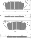 Bremsbeläge hinten: Honda VFR800 VFR 800 (2011-2021)