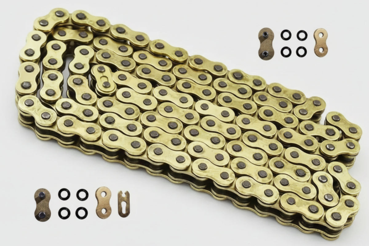 Heavy Duty Gold X-Ring Drive Chain: Kawasaki EL252 EL 252 (1996-2003 ...