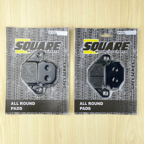 Bremsbelagsatz vorne und hinten: Kawasaki KMX200 KMX 200 (1988-1991)