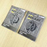 Bremsbelagsatz vorne und hinten: Kawasaki KMX200 KMX 200 (1988-1991)