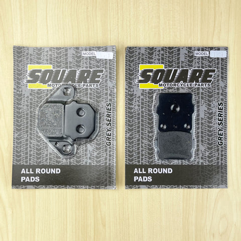 Bremsbelagsatz vorne und hinten: Kawasaki KX80 KX 80 (1988-1996)