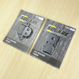 Bremsbelagsatz vorne und hinten: Kawasaki KX100 KX 100 (1989-1996)