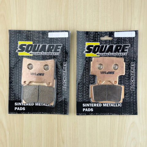 Satz gesinterter metallischer Bremsbeläge vorn und hinten: Yamaha SRX400 SRX 400 (1985-1987)