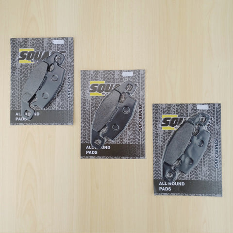 Bremsbelagsatz vorne und hinten: Kawasaki GPX750 GPX 750 (1987-1989)