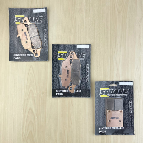 Satz gesinterter metallischer Bremsbeläge vorn und hinten: Suzuki GSX750 GSX 750 (1998-2006)