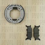 Bremsbeläge vorne und Bremsbacken hinten: Yamaha XVS250 XVS 250 (2001-2004)