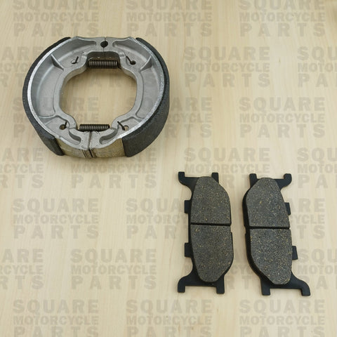 Bremsbeläge vorne und Bremsbacken hinten: Yamaha XVS125 XVS 125 (2001-2004)