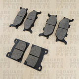 Bremsbelagsatz vorne und hinten: Yamaha XVS1100 XVS 1100 (1999-2006)