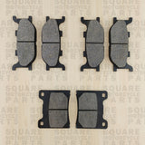 Bremsbelagsatz vorne und hinten: Yamaha XVS1100 XVS 1100 (1999-2006)