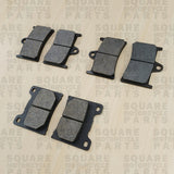 Bremsbelagsatz vorne und hinten: Yamaha BT1100 BT 1100 (2002-2006)