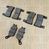 Bremsbelagsatz vorne und hinten: Honda VTR1000 VTR 1000 (2000-2006)