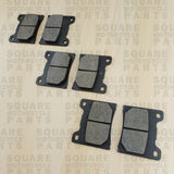 Bremsbelagsatz vorne und hinten: Yamaha FZR600 FZR 600 (1989)