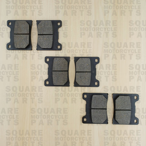 Bremsbelagsatz vorne und hinten: Yamaha FZR600 FZR 600 (1989)