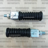 Universal 12mm Motorrad Heckschiene Footpegs Fu§stŸtzen Fu§stifte ruht M12