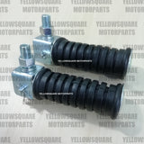 Universal 10mm Motorrad Heckschatz Footpegs Fu§stŸtzen Fu§stifte ruht