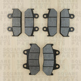 Bremsbelagsatz vorne und hinten: Honda CBR500 CBR 500 (1987-1991)