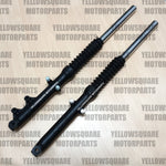 Black Fork Legs Suzuki GS125 (2005-2006) Forks 30mm Stanchions